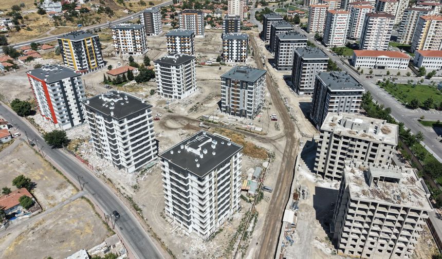 Melikgazi'de 1000 dairelik kentsel dönüşümde kura heyecanı yaklaşıyor
