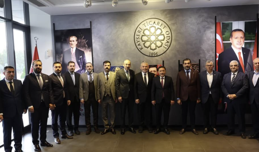 Vali Gökmen Çiçek'ten Kayseri Ticaret Odası'na Hayırlı Olsun Ziyareti