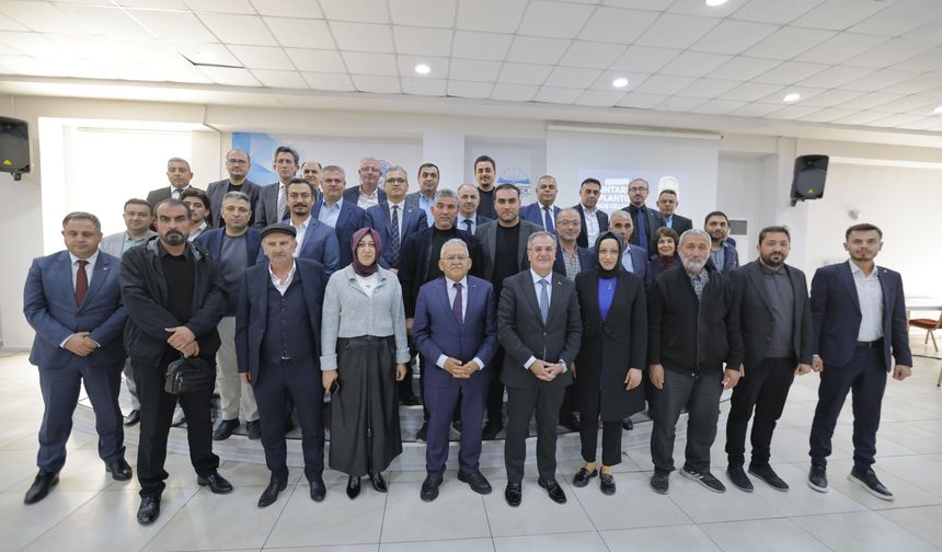Hacılar'da Muhtarlarla İstişare Toplantısı Yapıldı