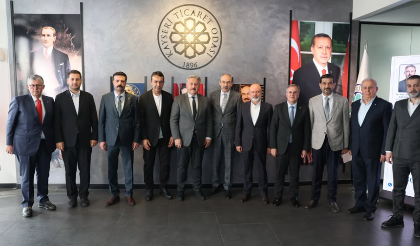 Belediye başkanlarından KTO'ya "hayırlı olsun" ziyareti!