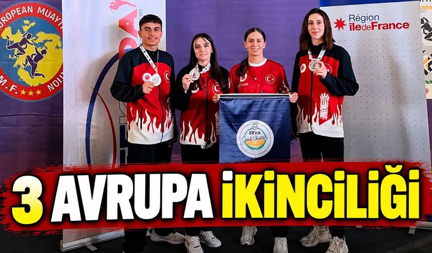 Şampiyonluk Finalde Kaçtı! Kayserili 3 Sporcu Avrupa İkincisi Oldu