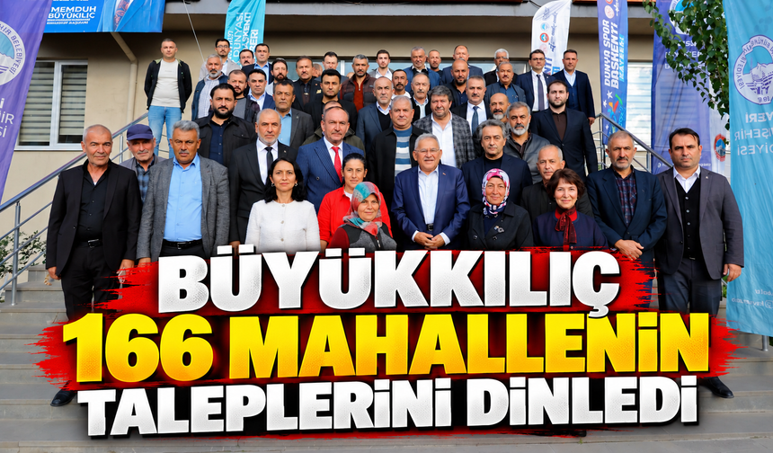 166 Mahallenin Talepleri Masaya Yatırıldı