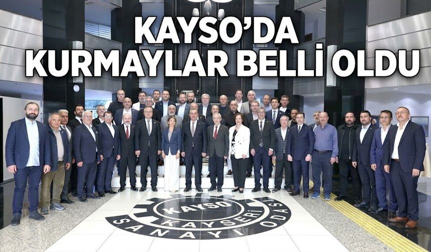 Mehmet Büyüksimitci KAYSO'da güven tazeledi