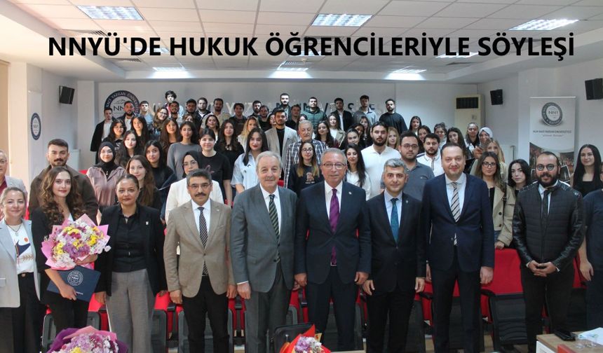 Barosu Başkanı Özsoy öğrencilerle buluştu