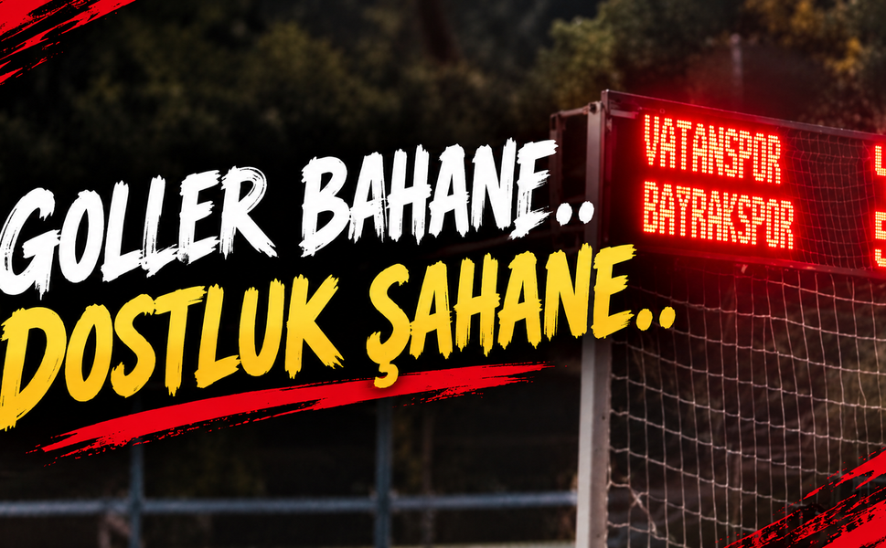 Gol düellosunu Bayrakspor kazandı