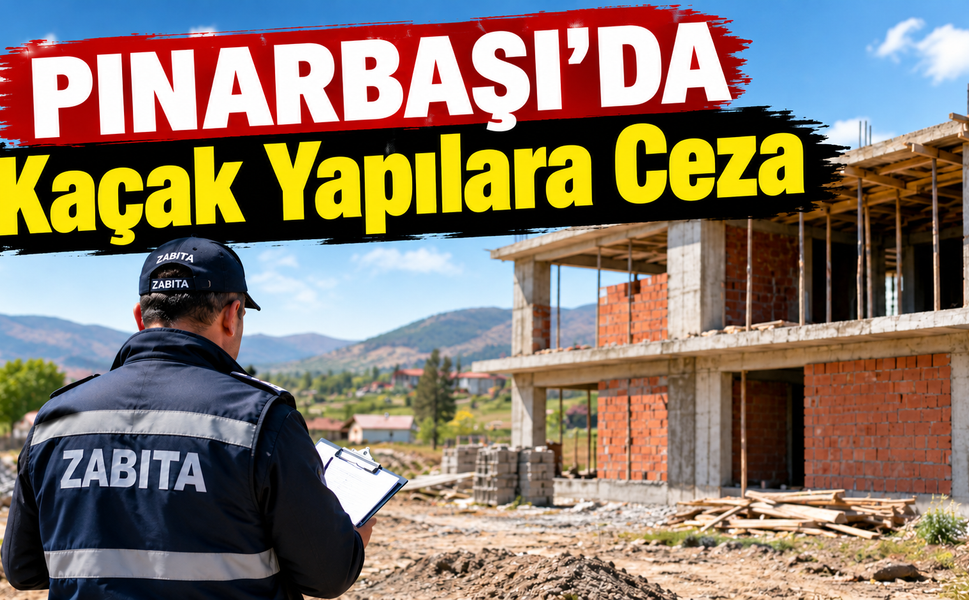 Pınarbaşı’da Kaçak Yapılara Ceza! 1 Ay Süre Verildi