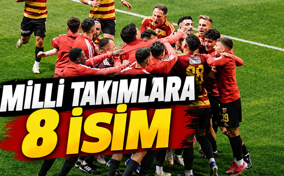 Kayserispor'dan Milli takımlara 8 isim