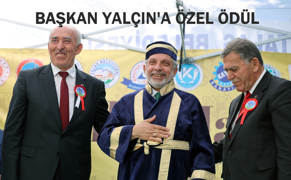 Başkan Yalçın'a Ahilik Özel Ödülü