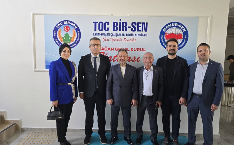 AK Parti Kayseri Teşkilatı Toç Bir-Sen 6. Olağan Genel Kurulu'na Katıldı