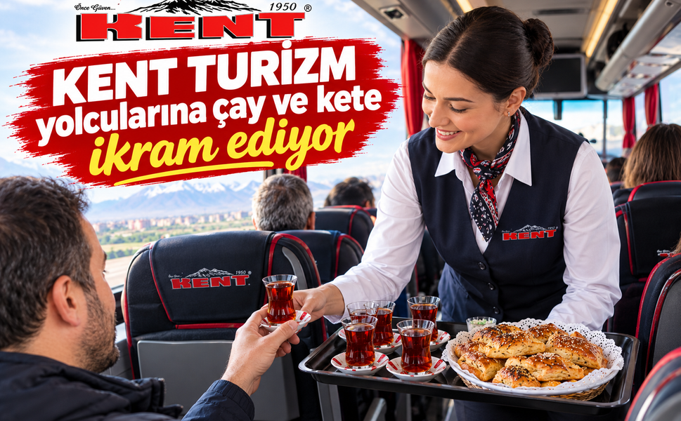 Otobüs Yolcularına Kete ve Çay Sürprizi!