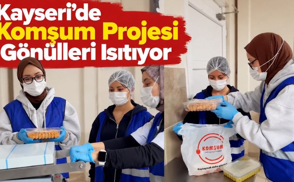 Kayseri'de KYK Öğrencileri Yemeklerini Paylaşıyor