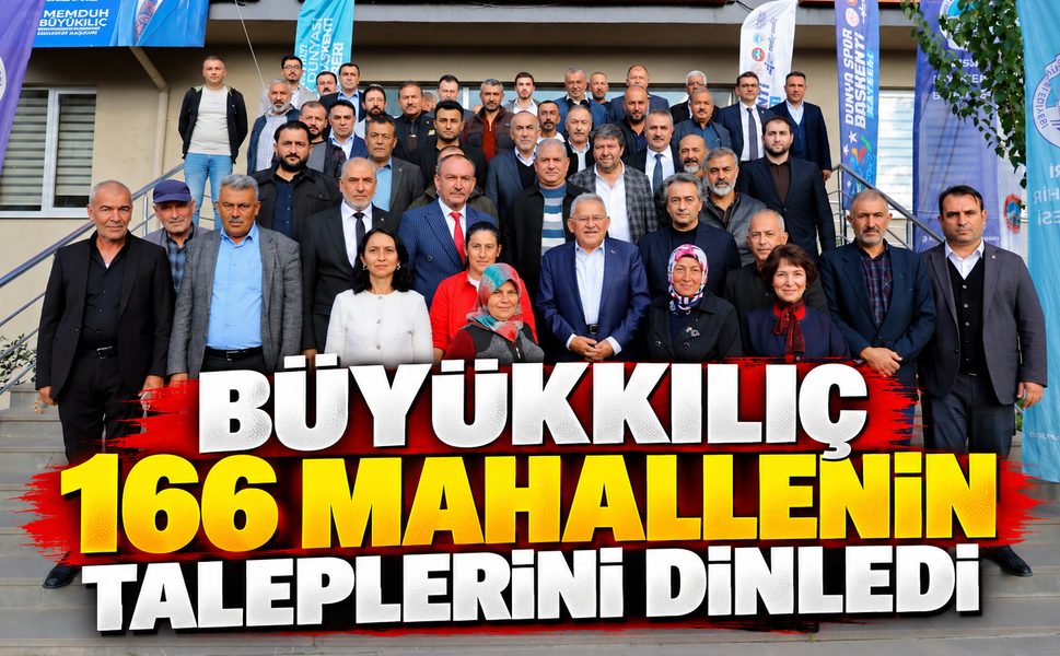 166 Mahallenin Talepleri Masaya Yatırıldı