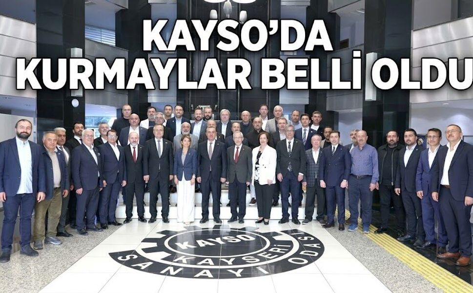 Mehmet Büyüksimitci KAYSO'da güven tazeledi