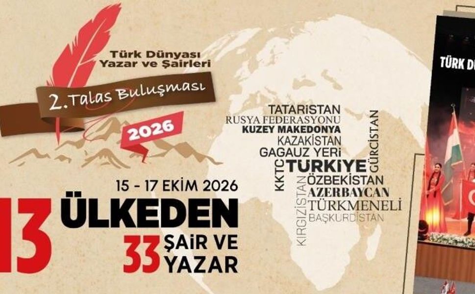 Türk Dünyası Şair ve Yazarlar Talas'ta Buluşuyor
