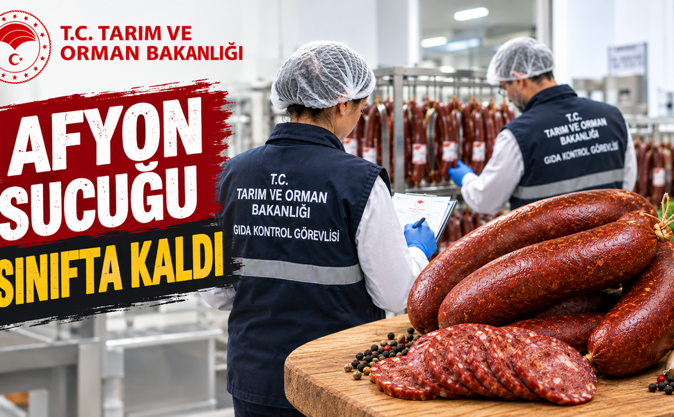 Afyon Sucuğu ifşa oldu! Baş eti dahi kullanılmış!