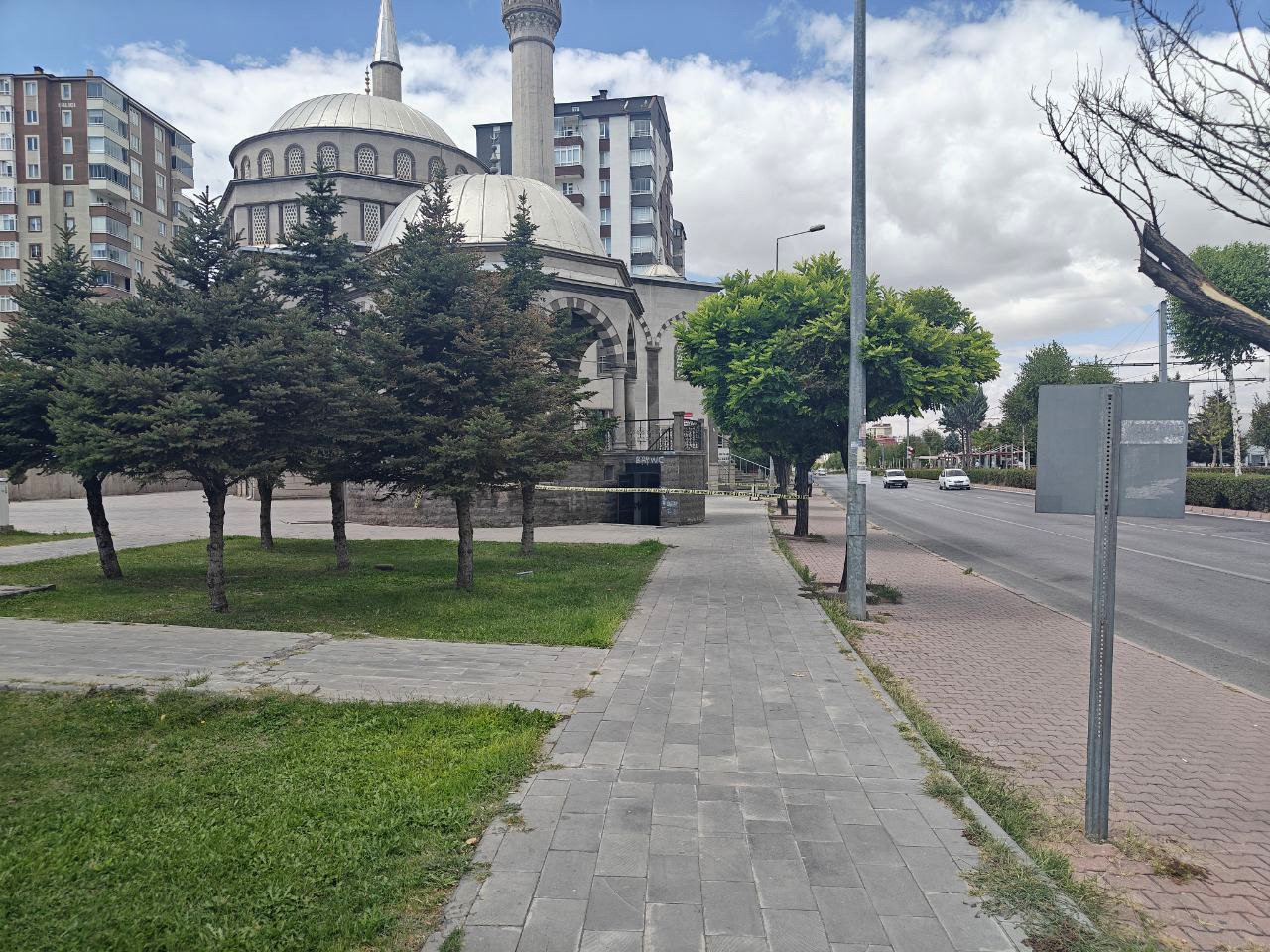 Kayseri’de Cami Tuvaletinde  Kavga 1