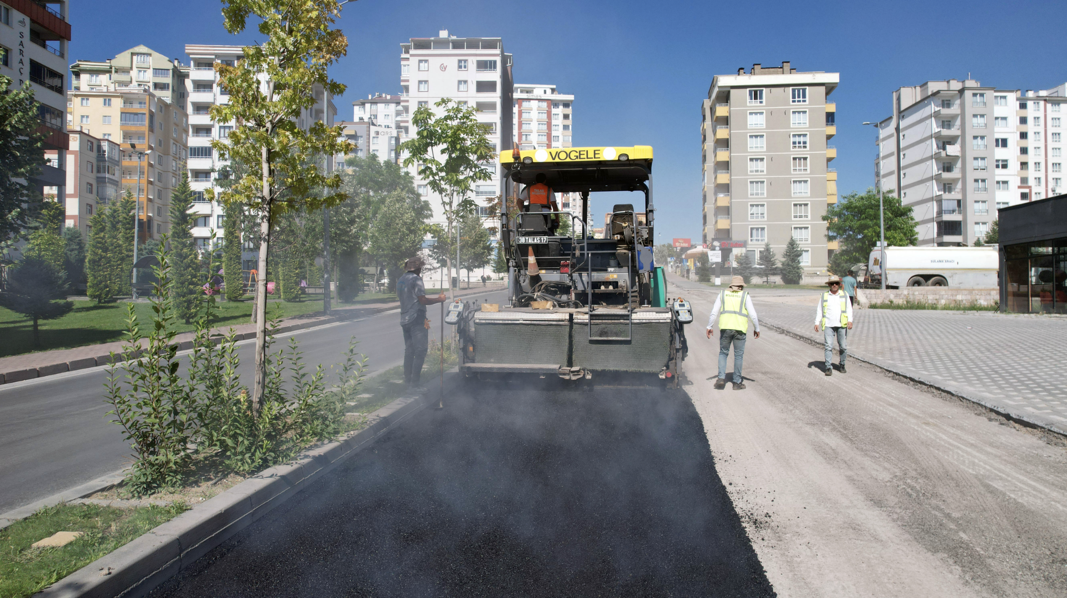 Talas'ın Can Damarı Sayer Caddesi Yenilendi!