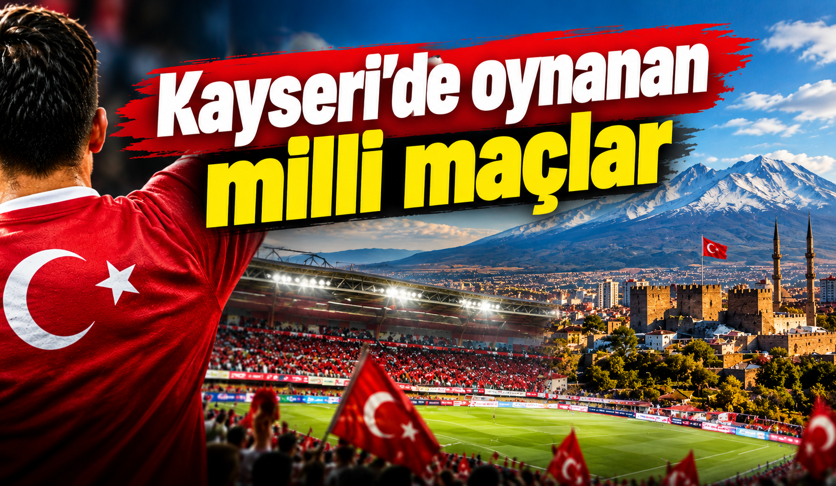 Kayseri'de oynanan A milli maçlar
