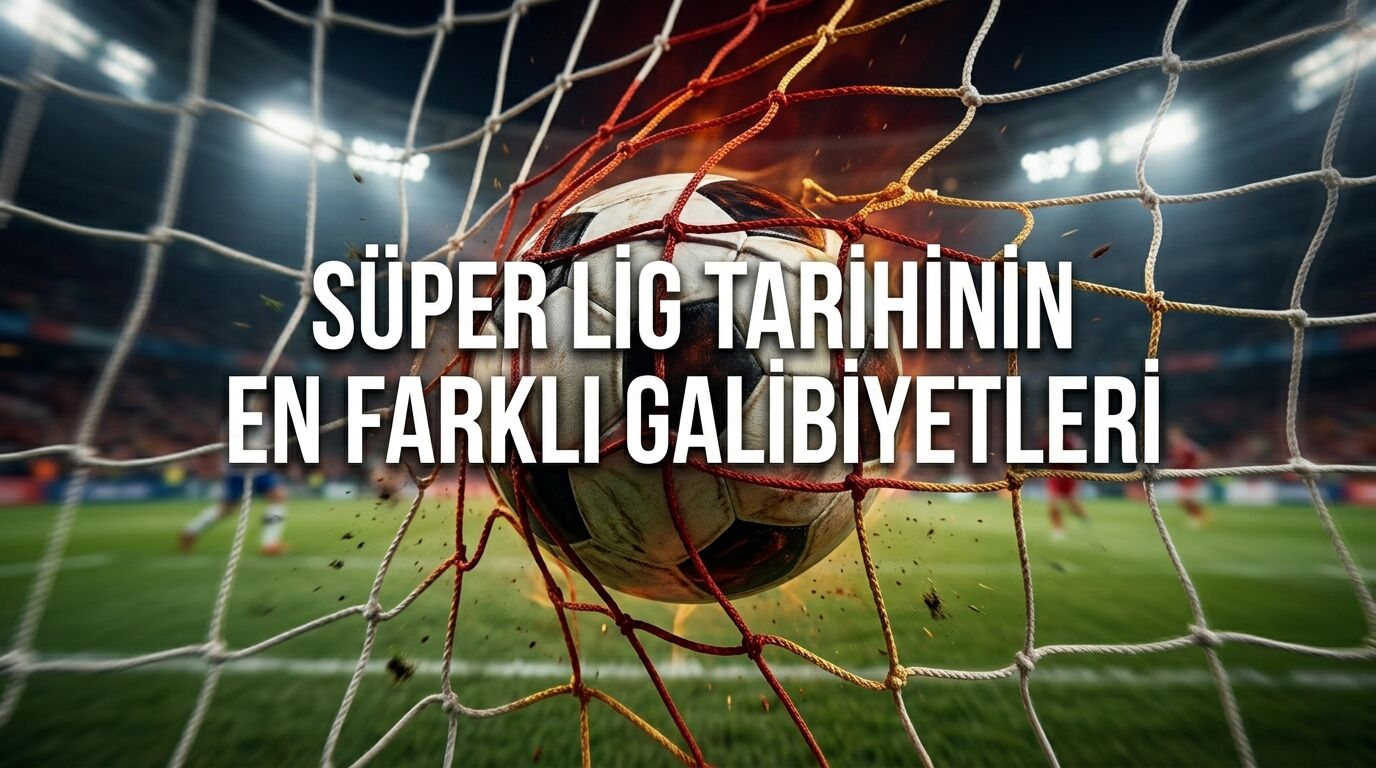 Süper Lig tarihinin en farklı galibiyetleri