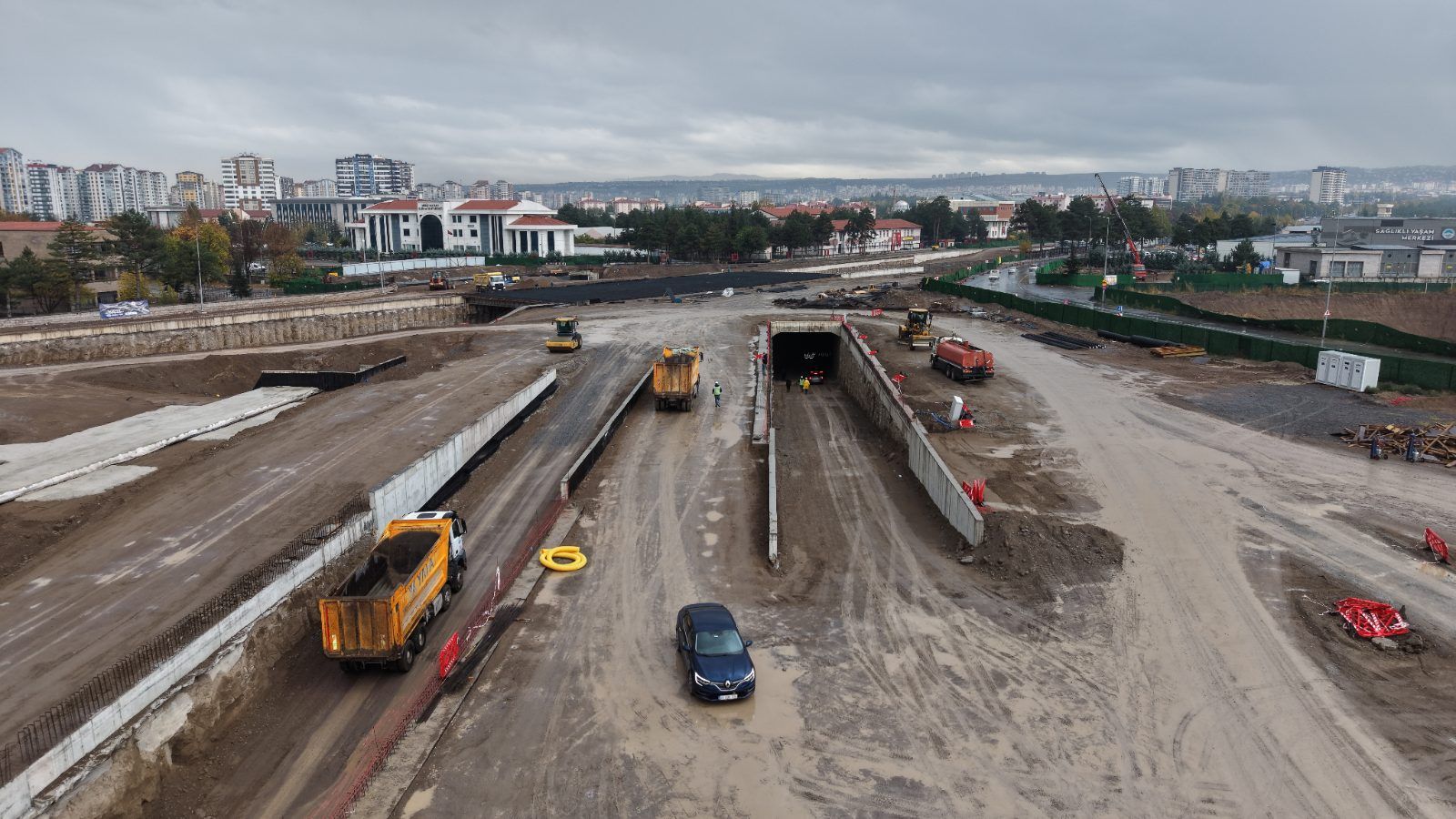 Kartal Katlı Kavşağı havadan