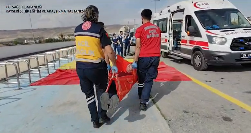Kayseri Şehir Hastanesinde Nefes Kesen Tatbikat