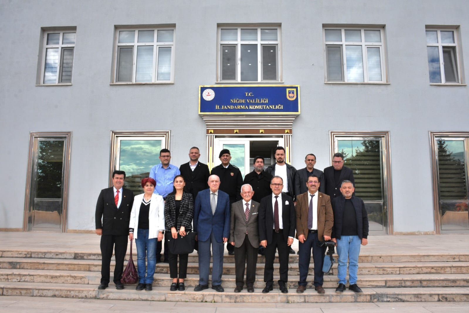 Niğde Gazeteciler Cemiyeti'nden jandarma ve emniyete ziyaret